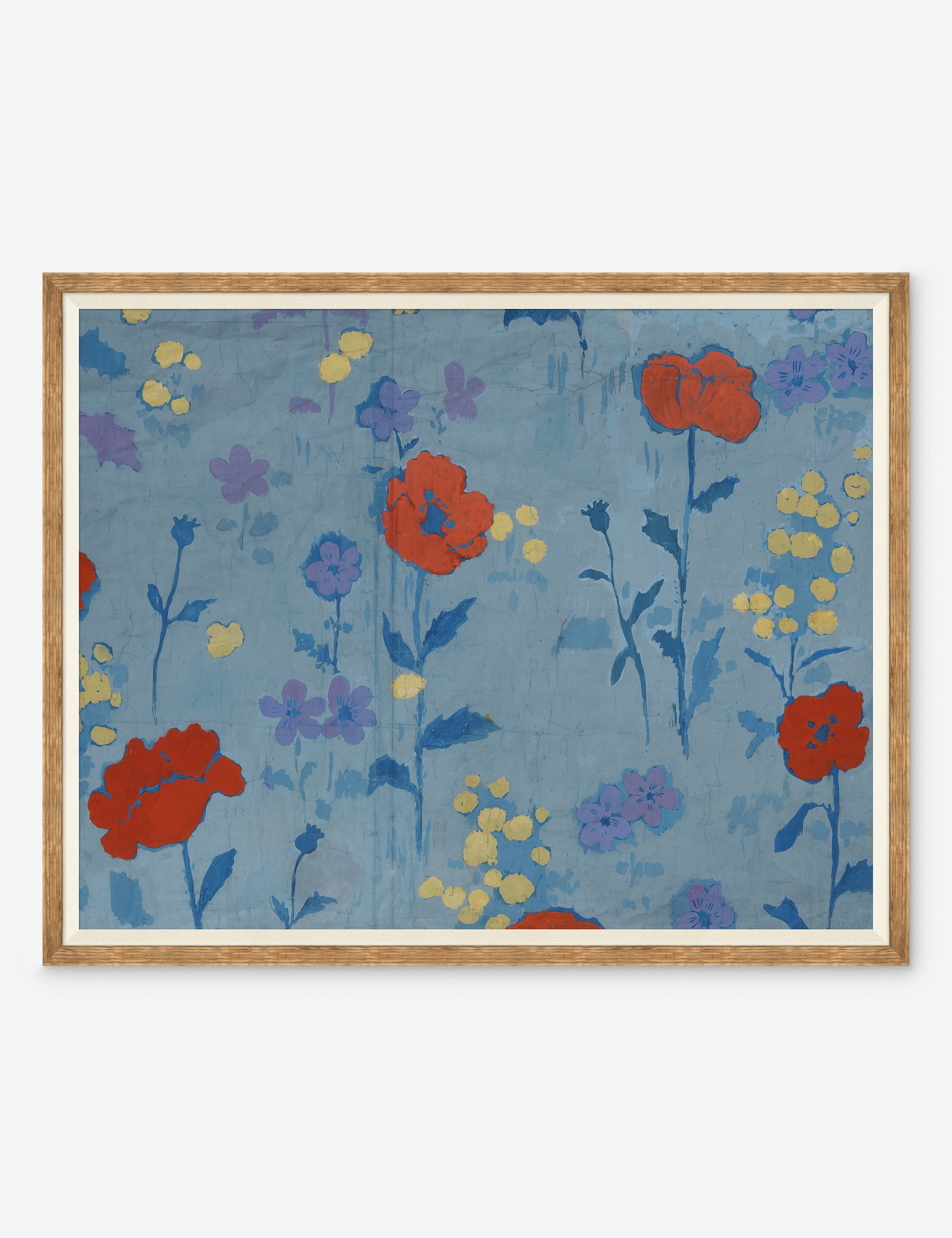 Lulu and Georgia Poppies Print by Paule Marrot - view 2