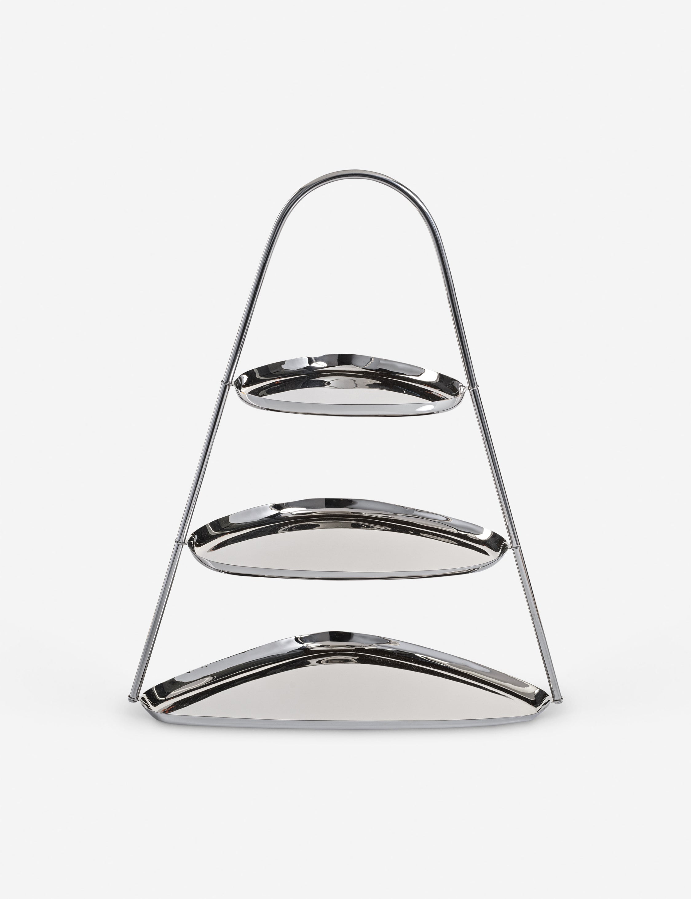 Lulu and Georgia Florina Dessert Stand – Polished Nickel