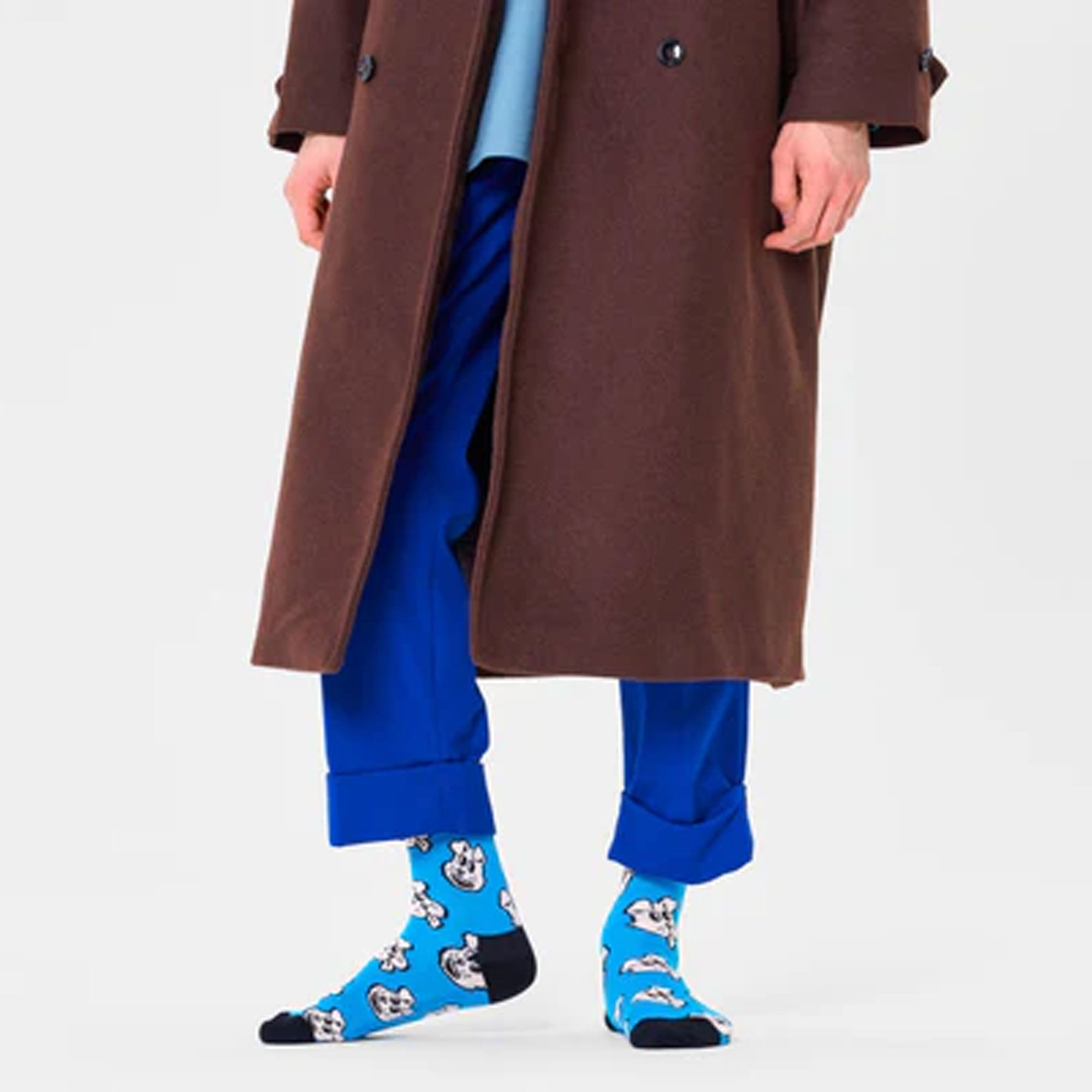 Happy Socks | DOGGO SOCK { TURQUOISE - view 2