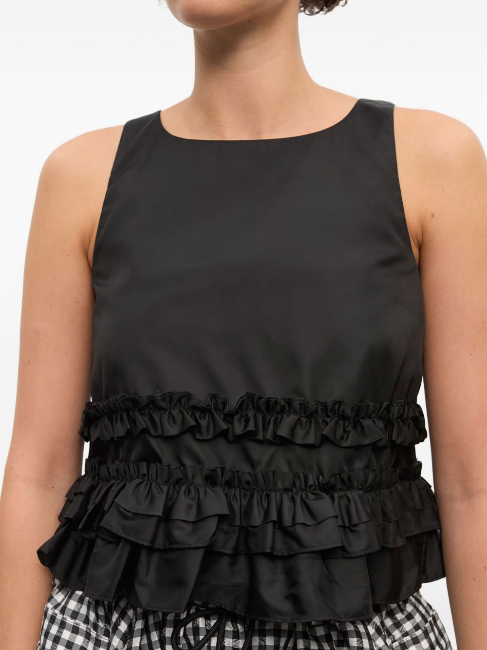 Ganni Nylon tank top – Cotton 100% - view 5