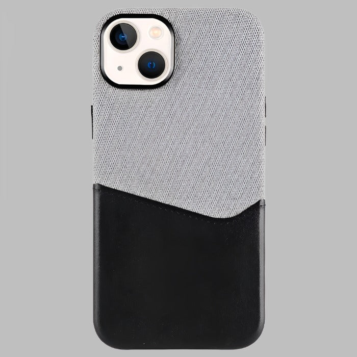 KShop iPhone 15 Plus Wallet Fabric Case - view 4