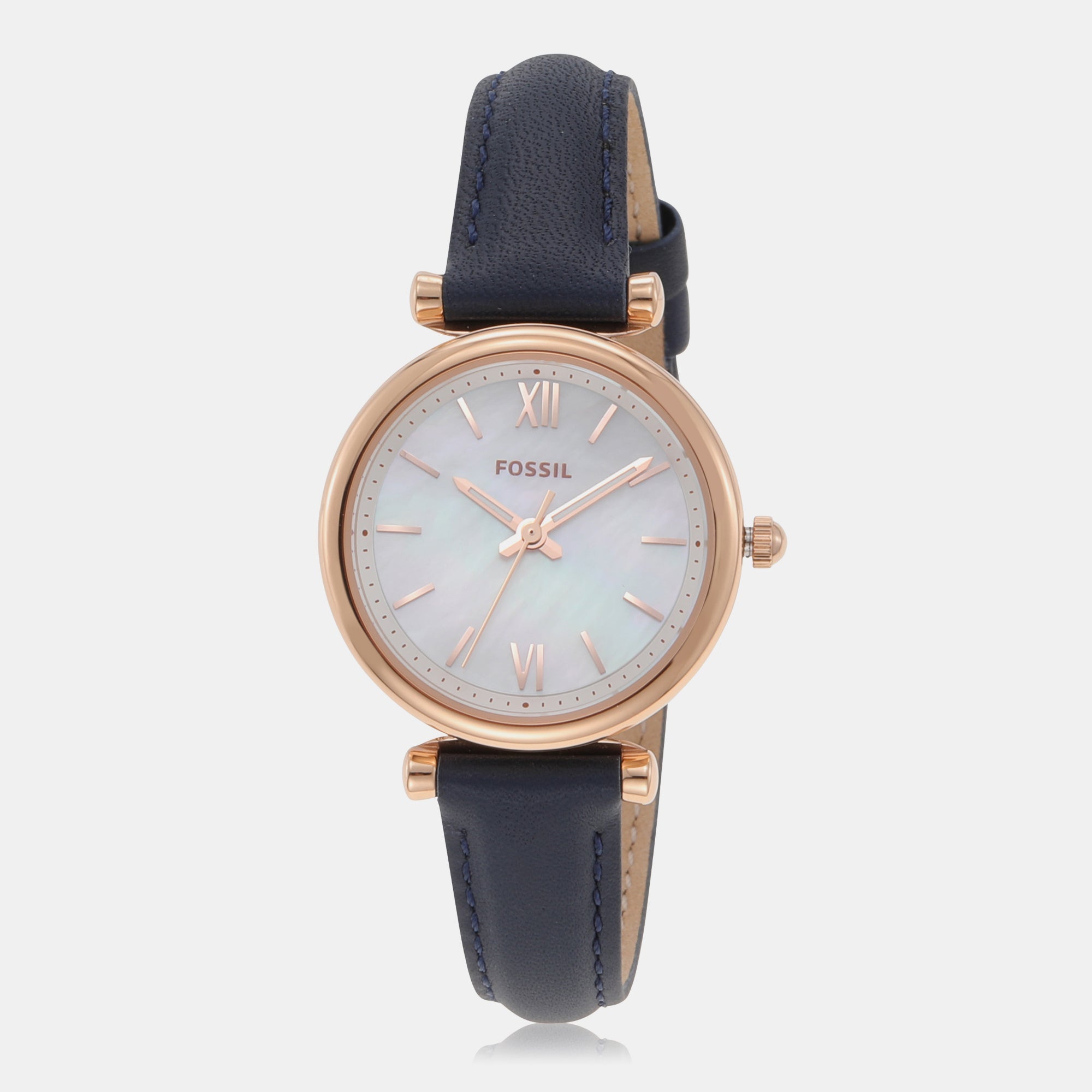 Fossil Carlie Women Quartz Two Tone Dial Analog Leather Watch ES4502 - view 2