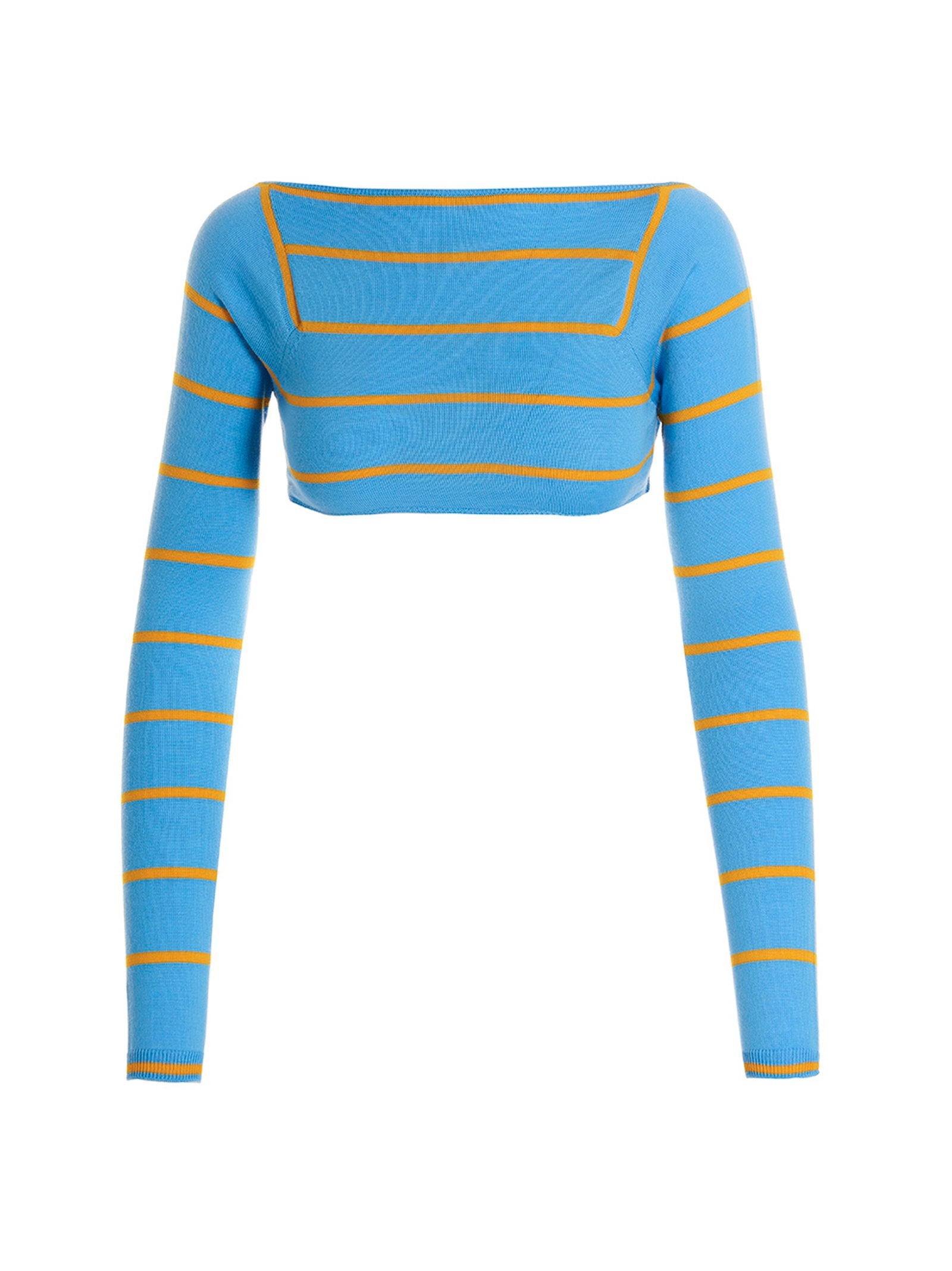 Emilio Pucci Cut-out Cropped Sweater – 100% wool