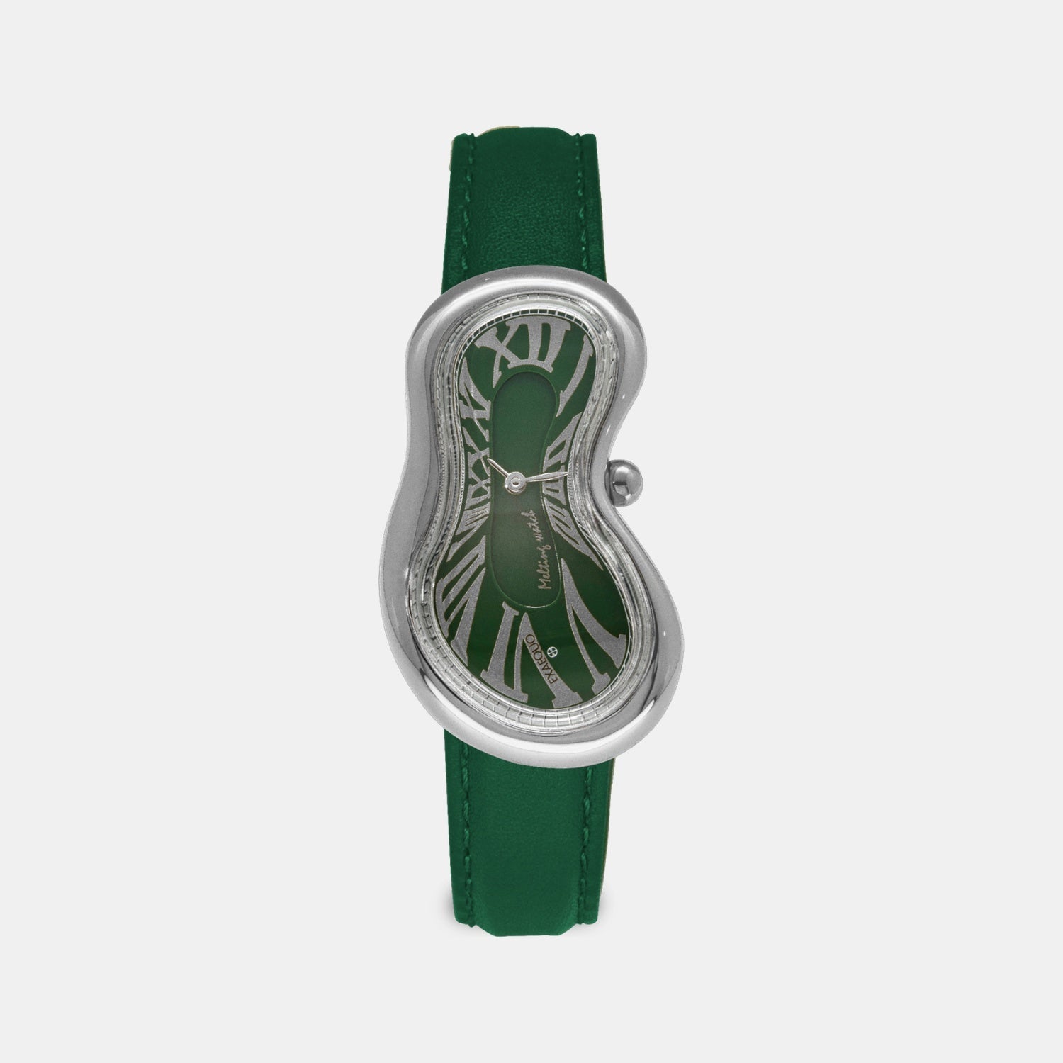 Exaequo Classic Unisex Quartz Green Dial Analog Leather Watch EX0001.0005