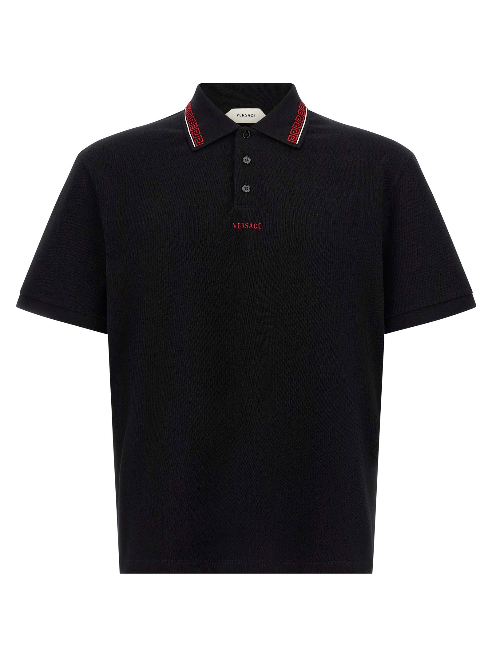 Versace Greca Polo Shirt – 100% cotton
