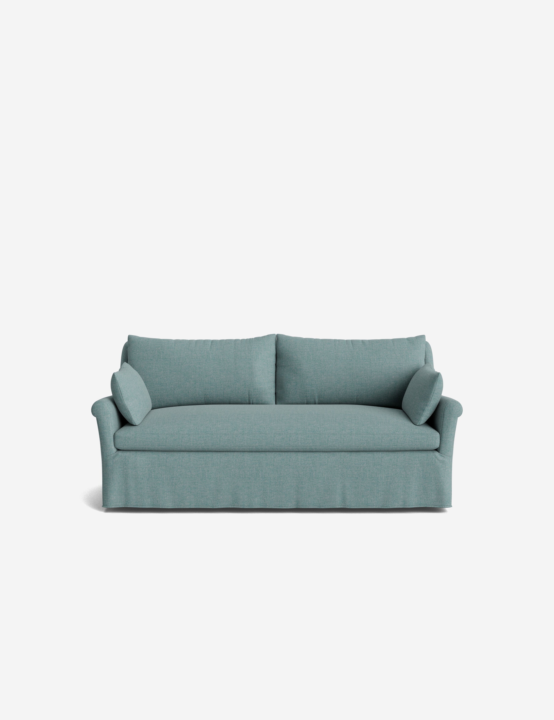 Lulu and Georgia Portola Rolled Arm Slipcover Sofa - view 70