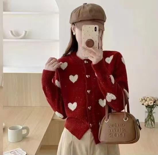 Alamode By Akanksha Kiana Cute Woolen Sweater with Heart Detail - view 2