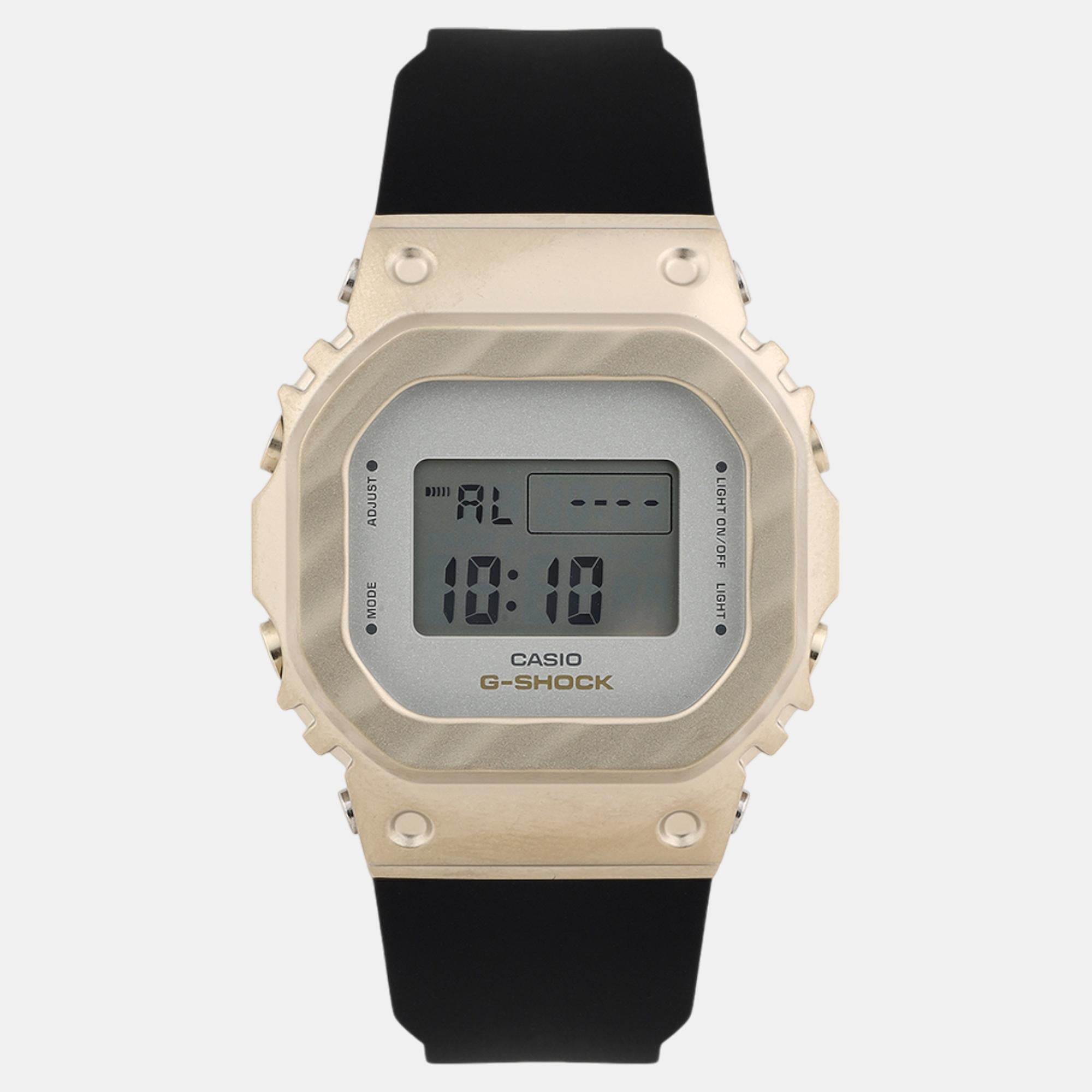 Casio G-Shock Women Quartz Gold Dial Digital Resin Watch G1489