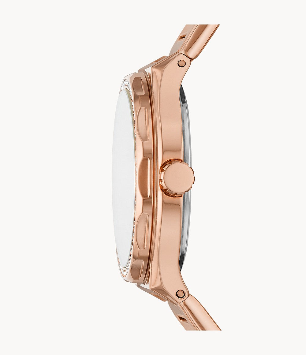 Fossil Eevie Rose Gold Dial Women's Watch 36mm - view 2