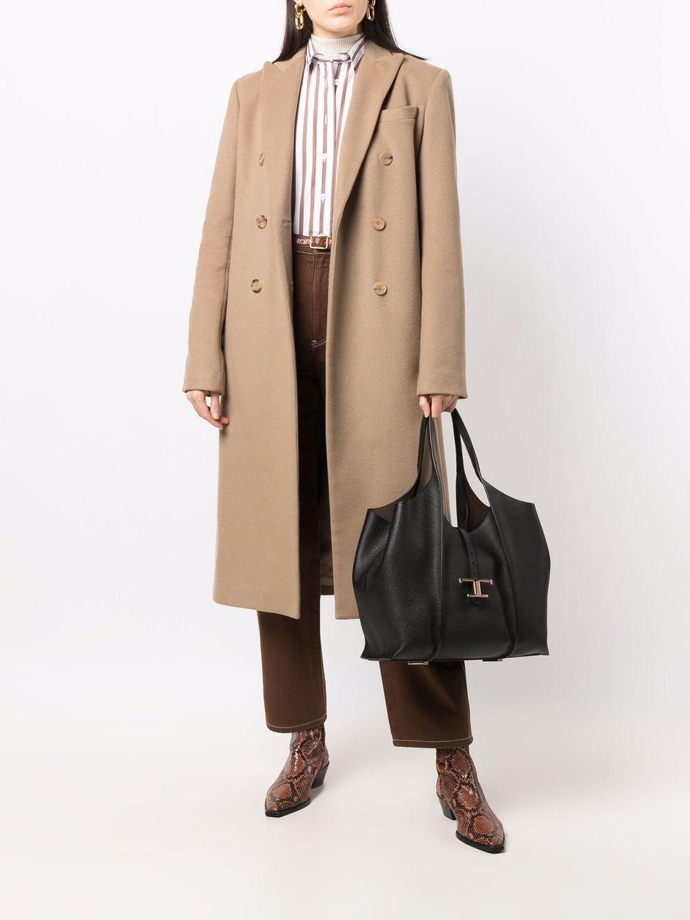 Tod's T Timeless Medium Shopping Bag – Calf Leather 100% - view 5