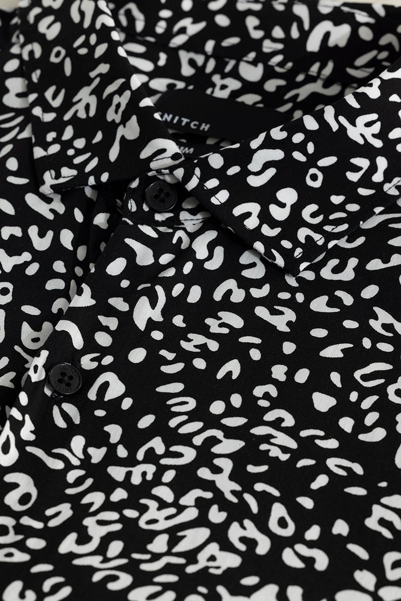 SNITCH Spotted Pardus Black Shirt - view 2