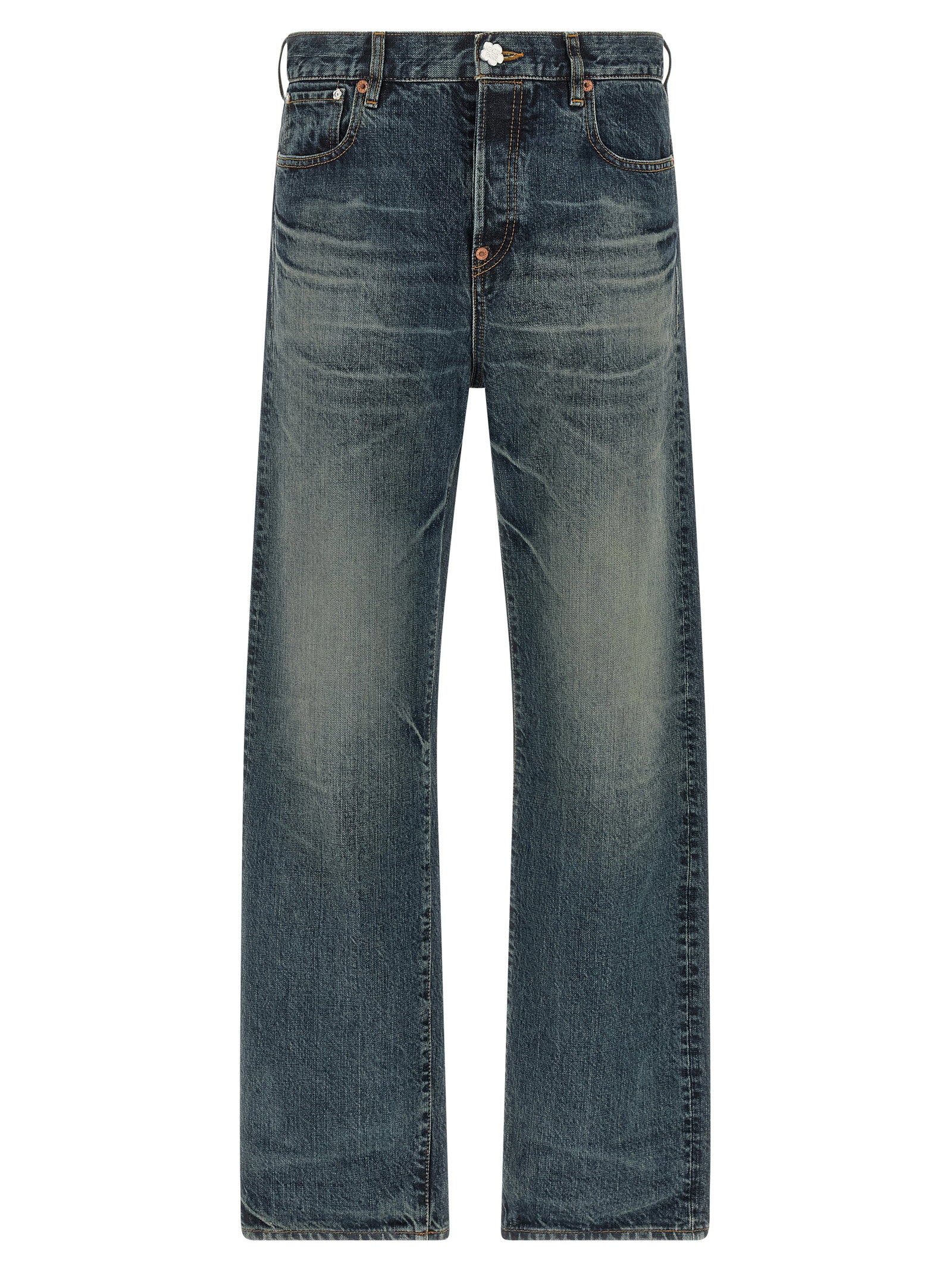 Kenzo Boke Flower Button Jeans – 100% cotton