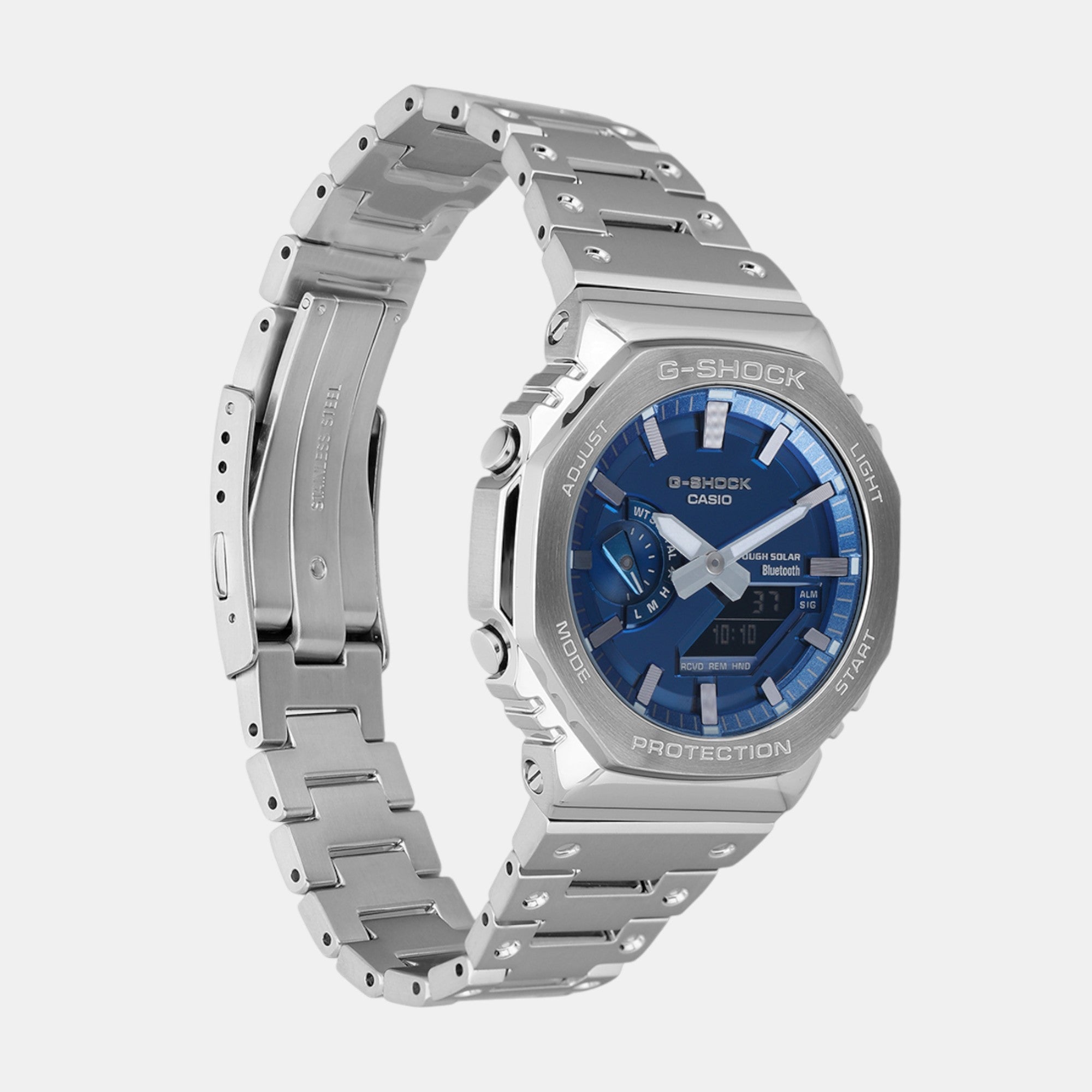 Casio G-Shock Men Quartz Blue Dial Analog-Digital Stainless Steel Watch G1563 - view 3