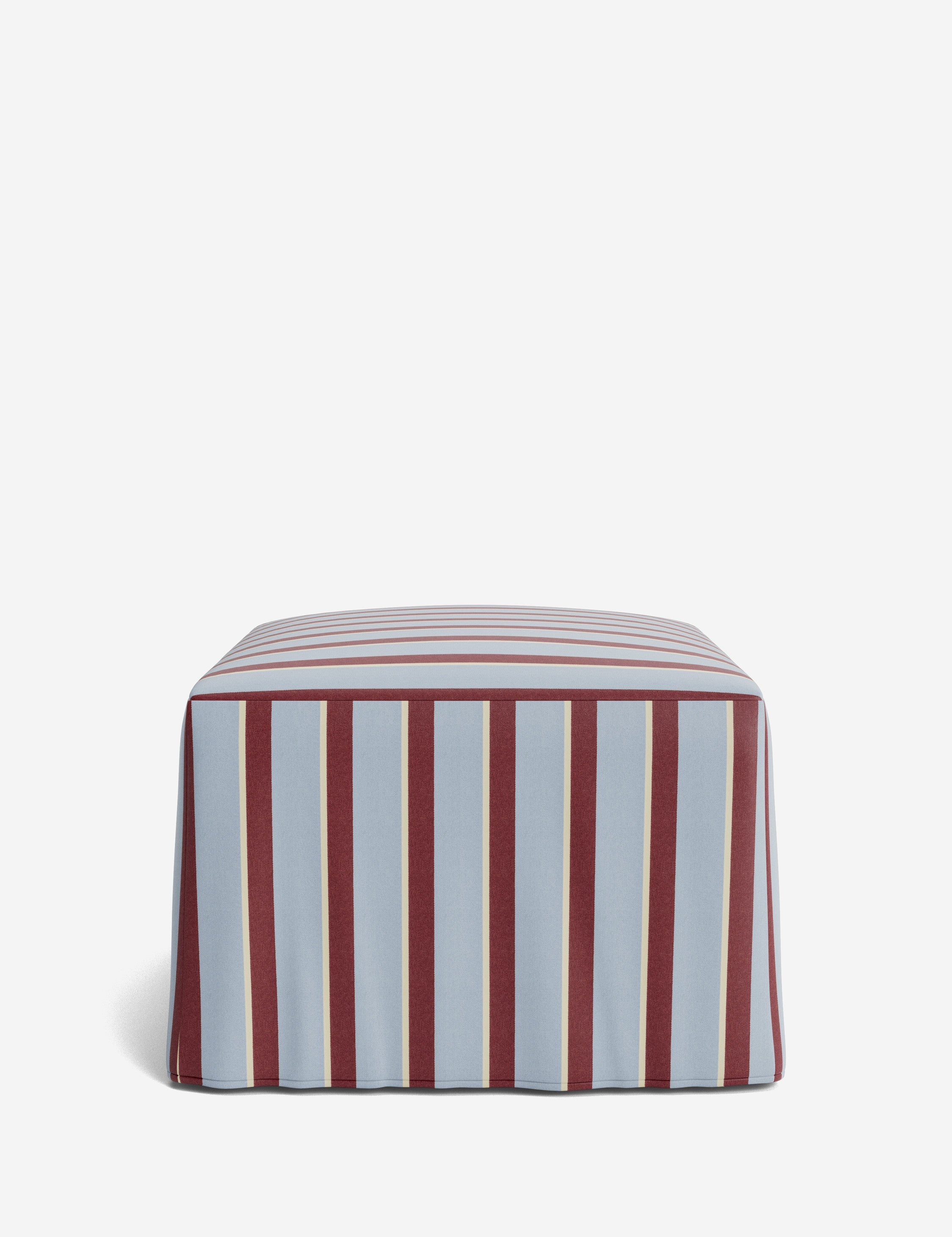 Lulu and Georgia Portola Slipcover Ottoman - view 55
