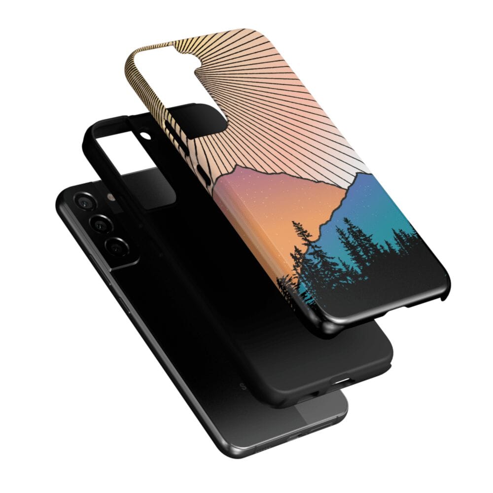 Casetry Golden Hour | Mountain Sunset Samsung Case - view 24