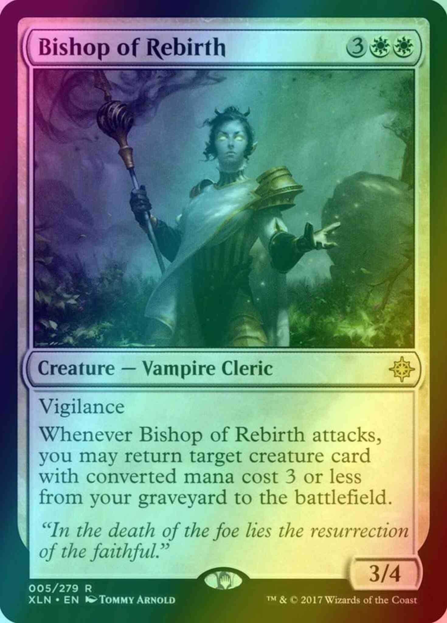 Magic Bishop of Rebirth [5] [Ixalan] [Foil]