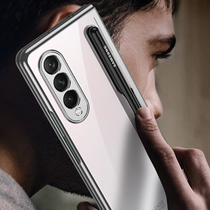 Samsung Galaxy Z Fold4 Transparent Pen Slot Folding Case - view 5