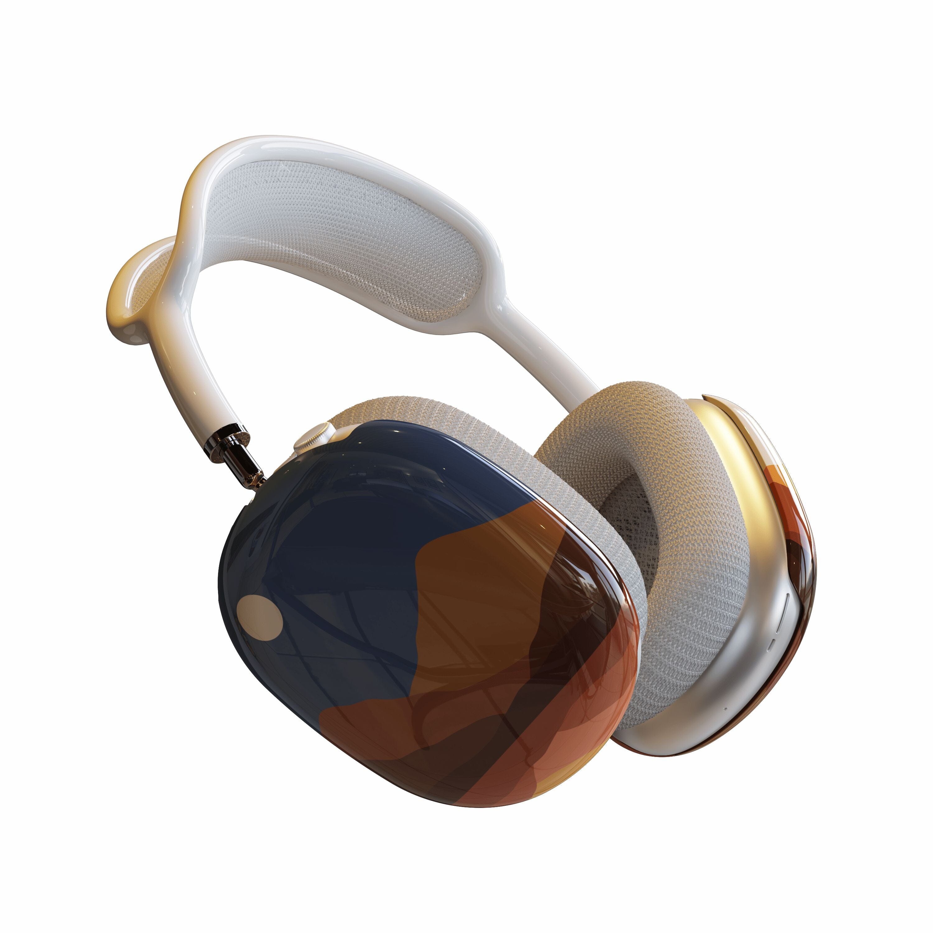 Casetry Opposites Attract | Day & Night Colorblock Mountains AirPods Max Case - view 2