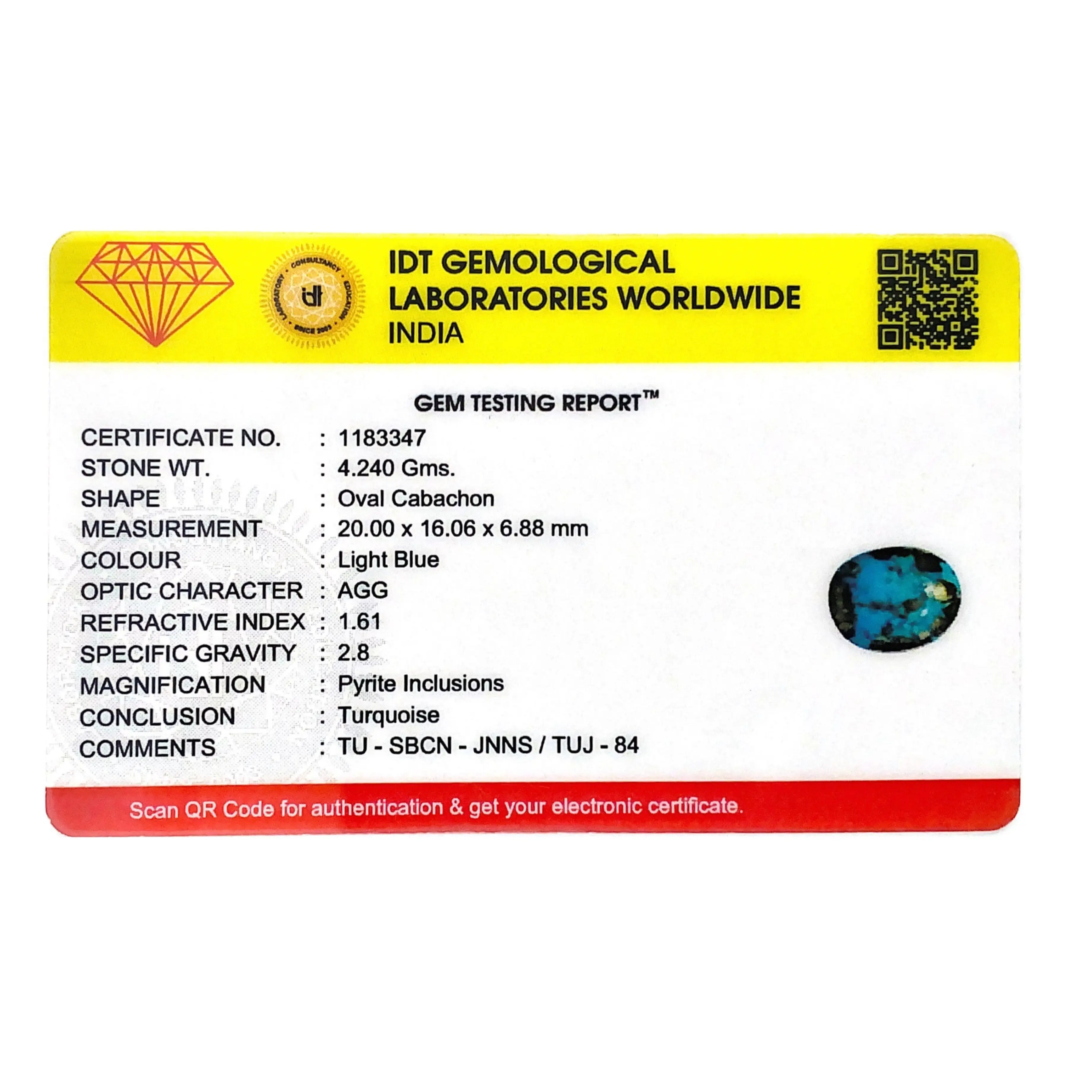 Pramogh Irani Firoza - 21.2 Carat - view 4