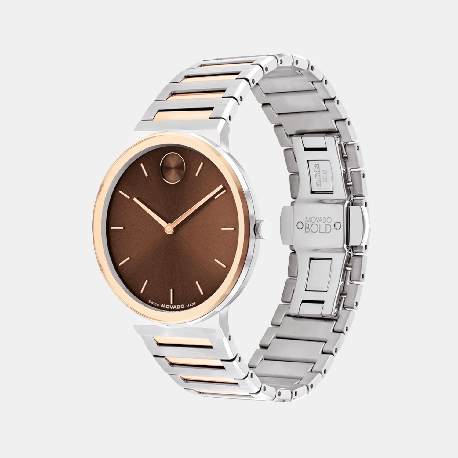 Movado Bold Men Quartz Caffeine Dial Analog Stainless Steel Watch 3601267 - view 2