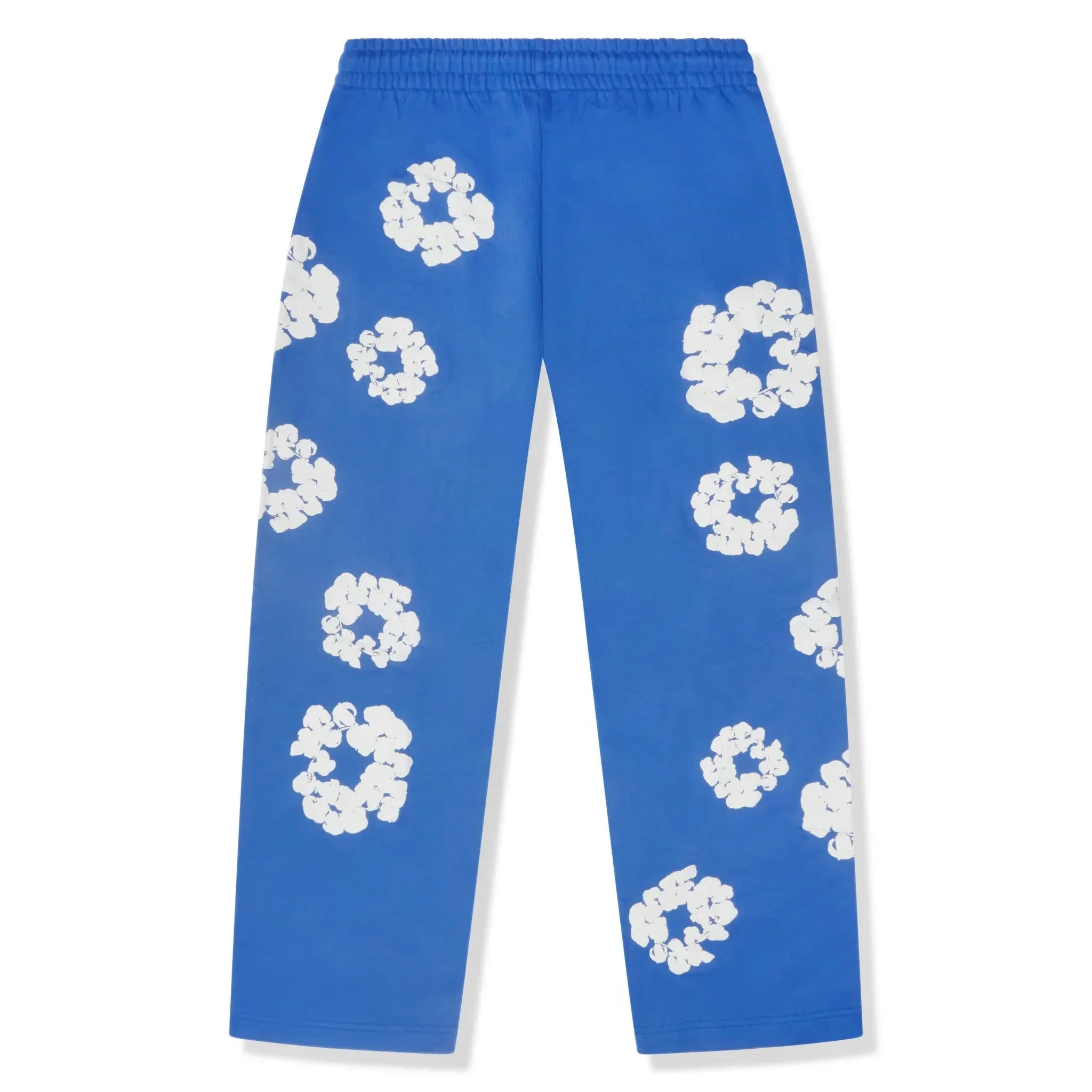 Denim Tears The Cotton Wreath Baggy Blue Sweatpants - view 2