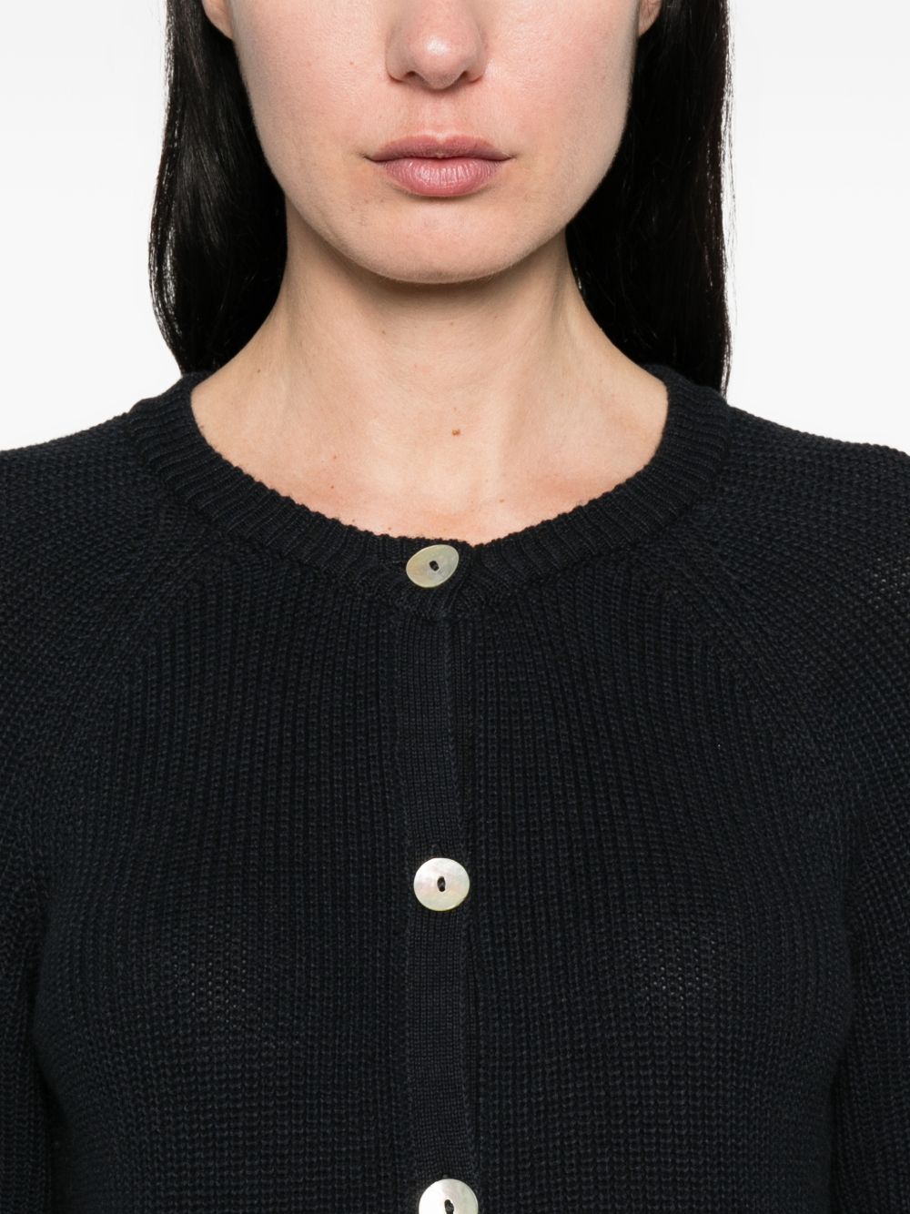 Beyou Cotton and cashmere cardigan – Cotton 85%, Cashmere 15% - view 2