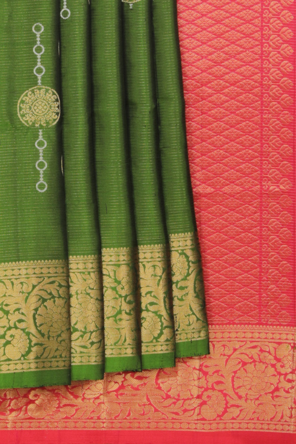 Kalanjali Gorgeous Green Saree – Women's