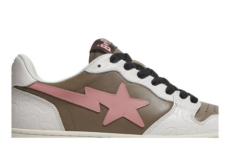 A Bathing Ape Bape Court Sta Brown Pink - view 2