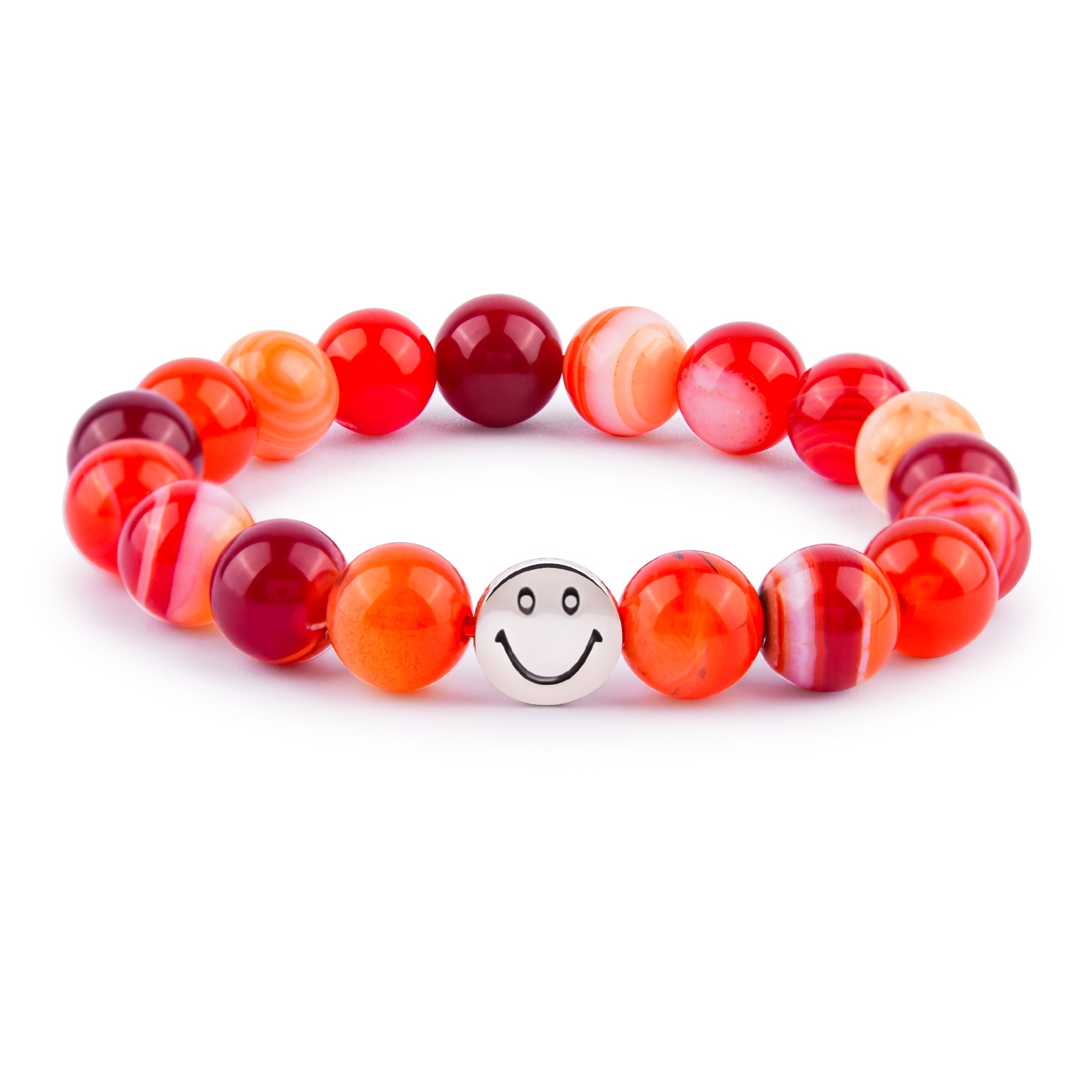 Gemsmantra Smile Bracelet - Red Carnelian - view 2
