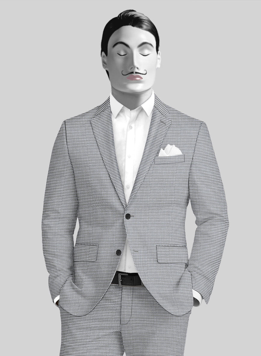 StudioSuits Italian Cotton Houndstooth Isla Jacket - view 2