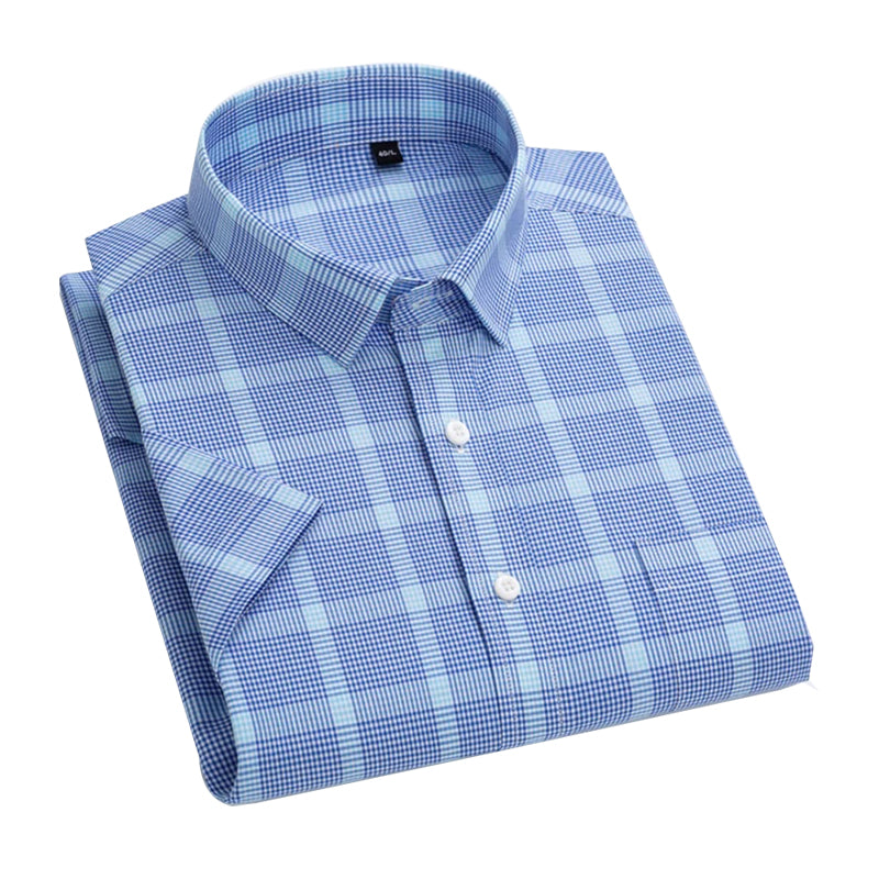 BlackTree Darnandstitch® Printed Striped Short-Sleeve Shirt