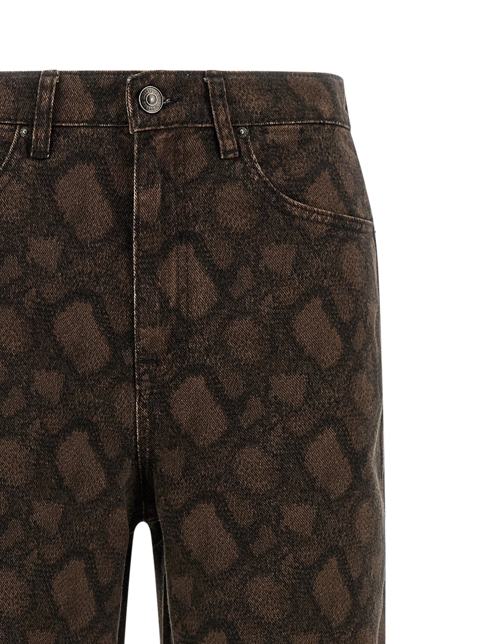 Rotate Birger Christensen Animal Print Jeans – 100% cotton - view 3