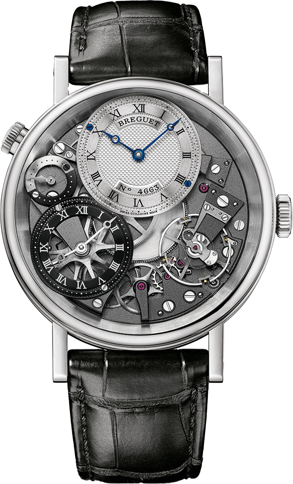 Breguet Tradition 7067 Silver & Grey Dial 40 MM Watch for Men