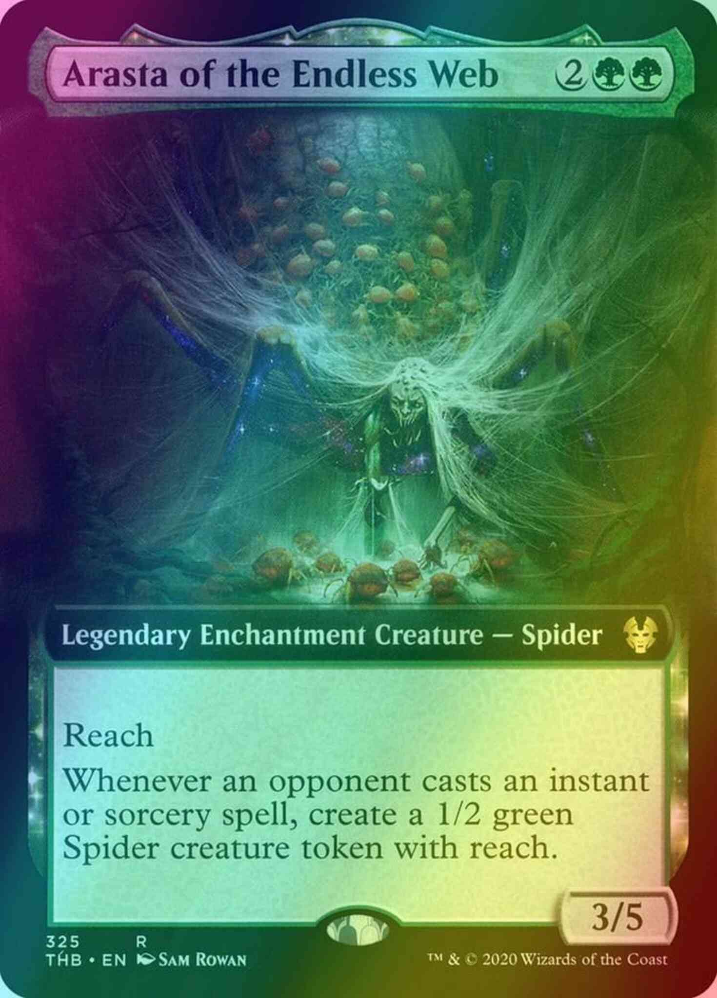 Endless web 325 – Magic Arasta of the Endless Web [325] [Extended Art] [Theros Beyond Death] [Foil]