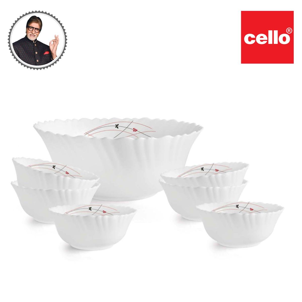 Cello Dazzle Series Pudding Gift Set, 7 Pieces - view 83