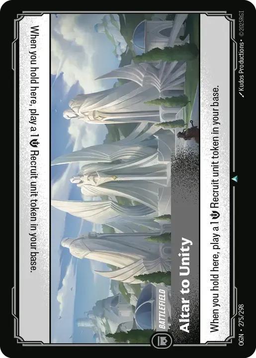 Riftbound Altar to Unity - 275/298 [Origins] [Non-Foil]