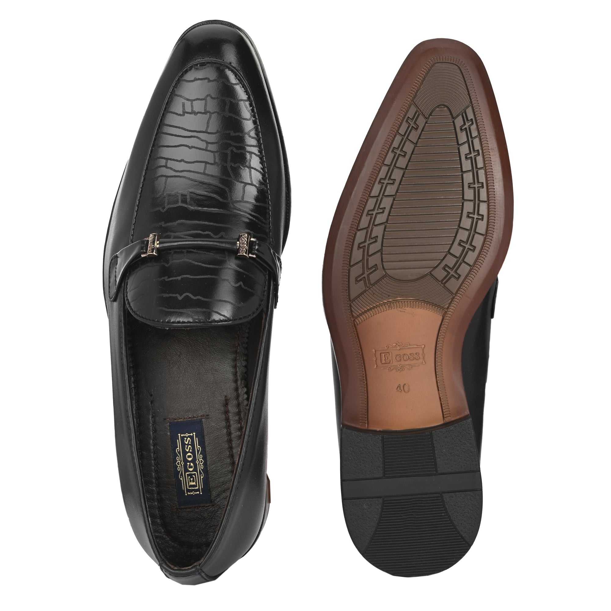 egoss-shoes Buckled Formal Loafers For Men by Egoss - view 7