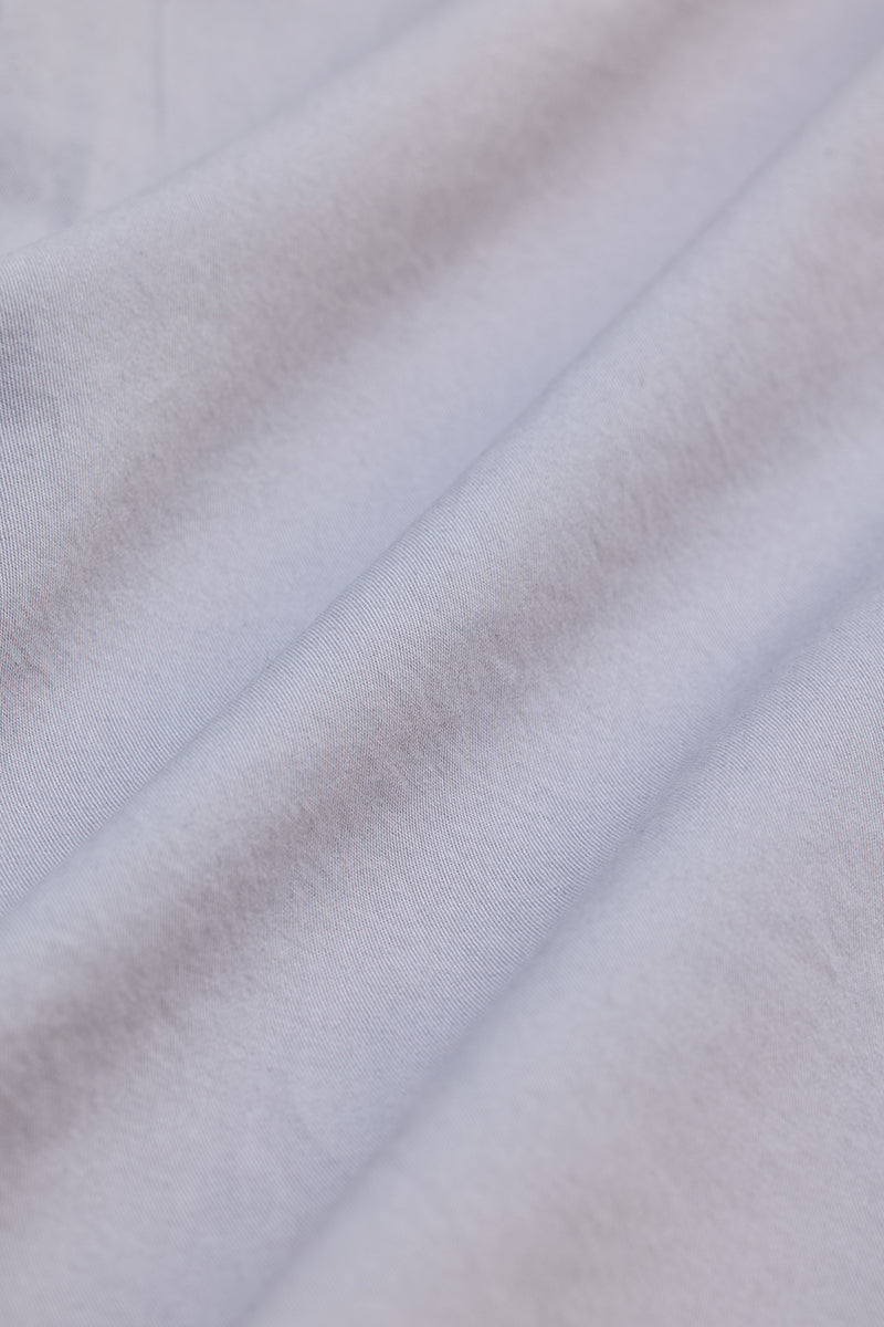 SNITCH Light Grey Solid Double Pocket Overshirt - view 9