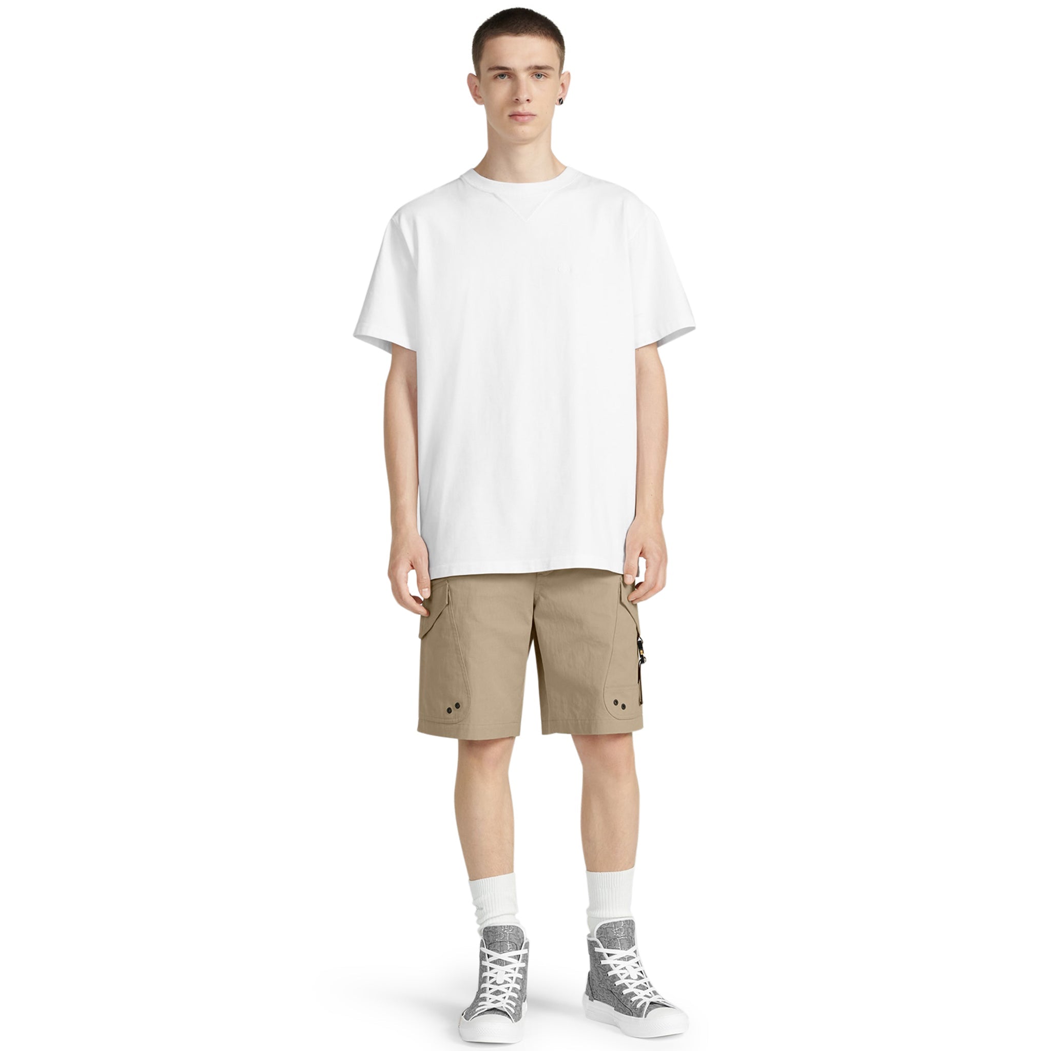 Dior 'Christian Dior Couture' Chest Logo Relaxed Fit T Shirt White - view 4