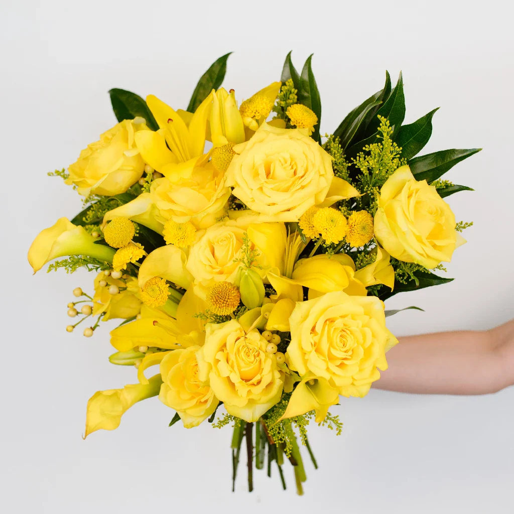 FiftyFlowers Mellow Yellow Flower Bouquet