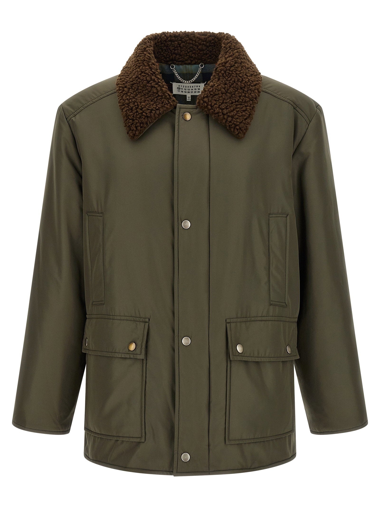 Maison Margiela Shearling Collar Parka – 100% polyester