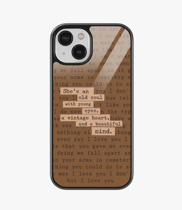 The Case Company Old Soul Aesthetic Glass Case for iPhone 15 Plus