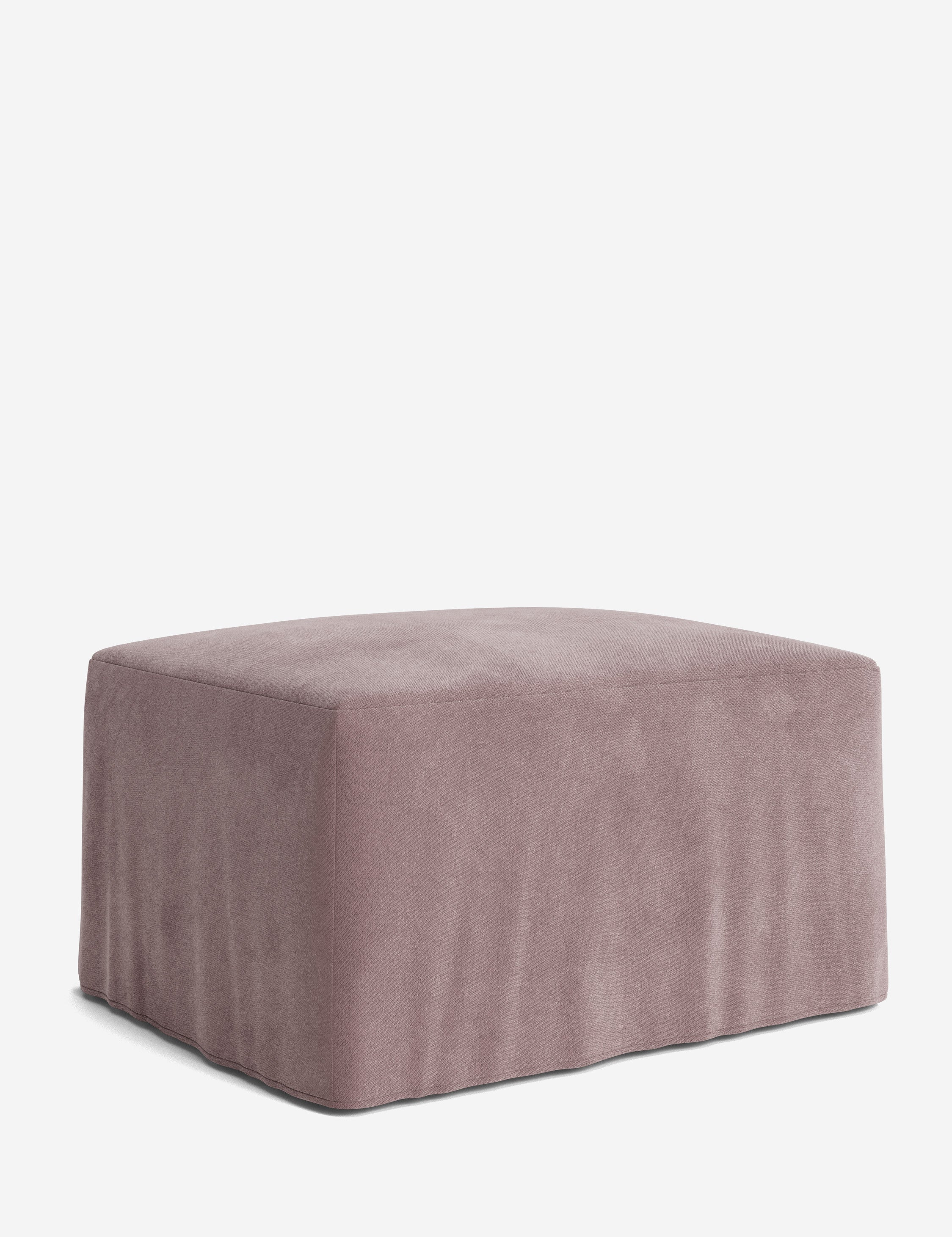 Lulu and Georgia Portola Slipcover Ottoman - view 132