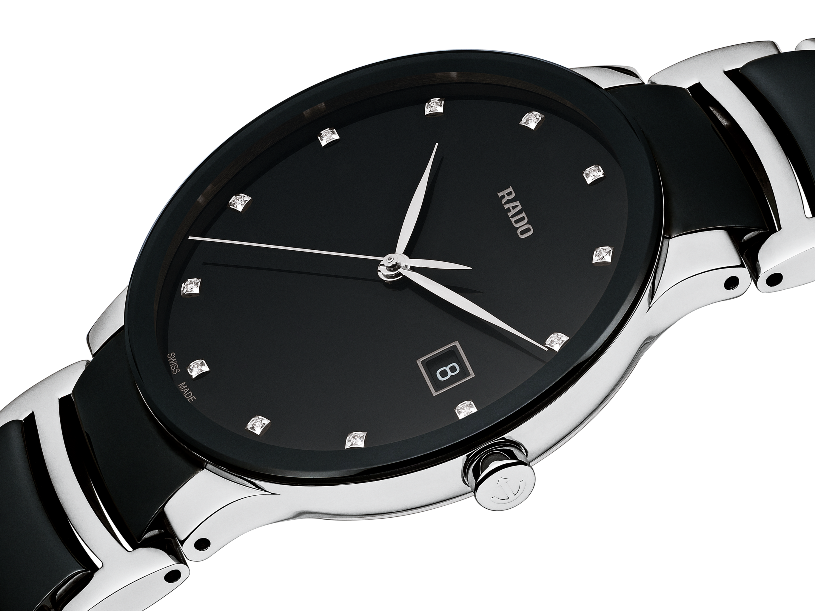 Rado Centrix Black Dial Unisex 38mm