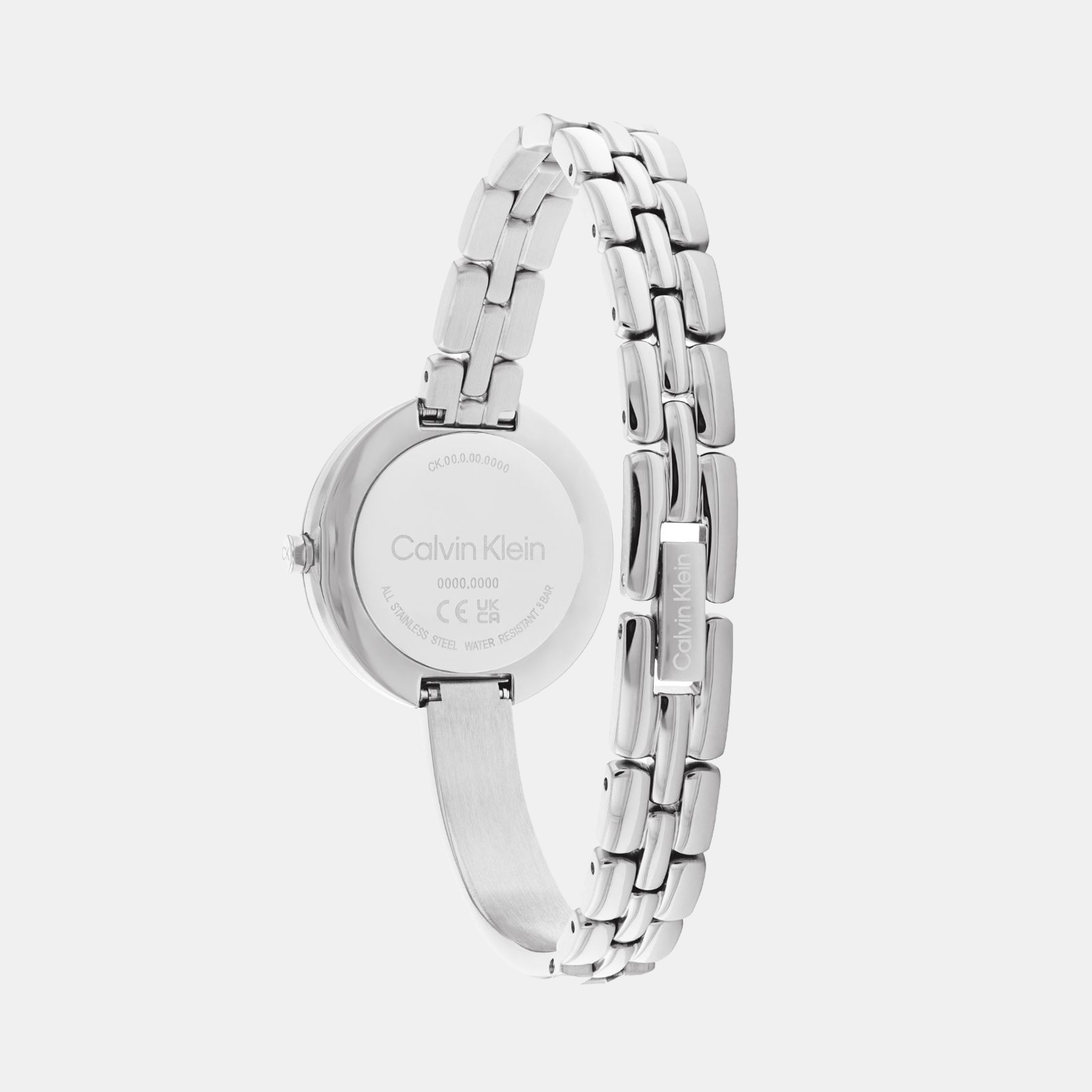 Calvin Klein Bangled Women Quartz Silver Dial Analog Stainless Steel Watch 25200278 - view 3