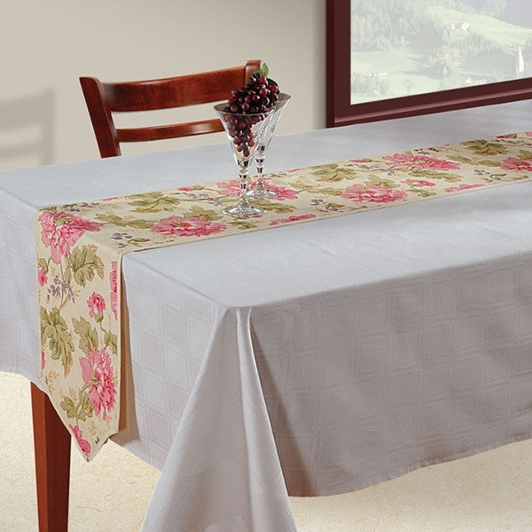 Swayam India Daisy Trend Table Runner- RND- 3612