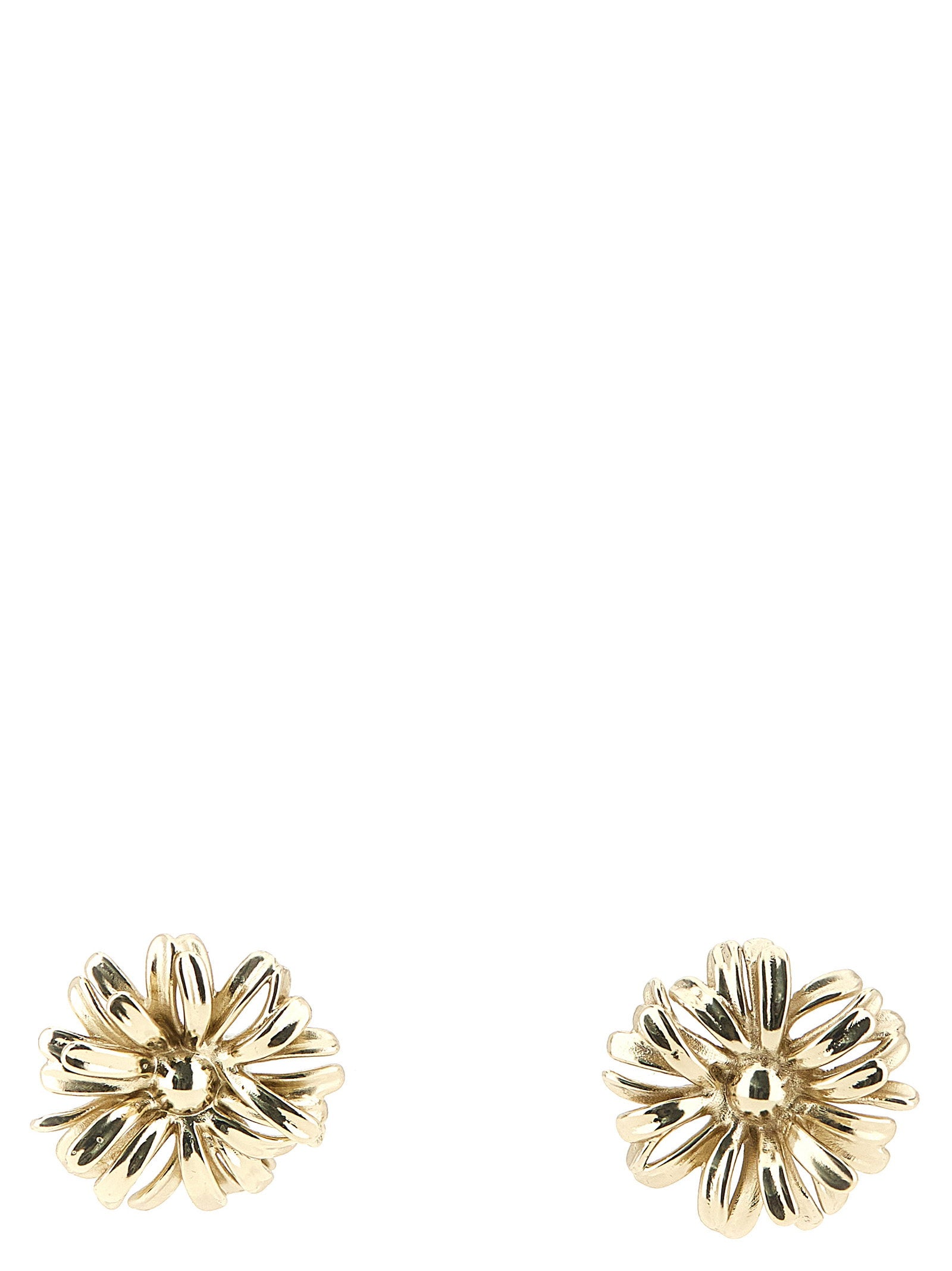 Dries Van Noten Flower Earrings – 85% brass 10% rsn 5% gal