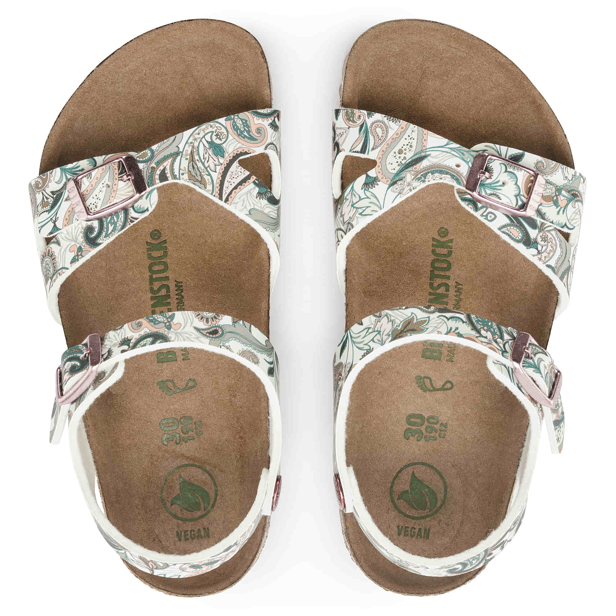 Birkenstock Rio Kids Birko-Flor – Pink Pink/Paisley Light Rose - view 2