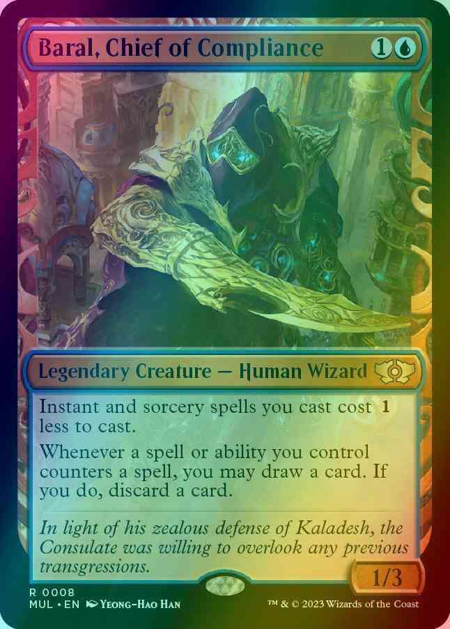 Magic Baral, Chief of Compliance [8] [Planar Showcase] [Multiverse Legends] [Foil]