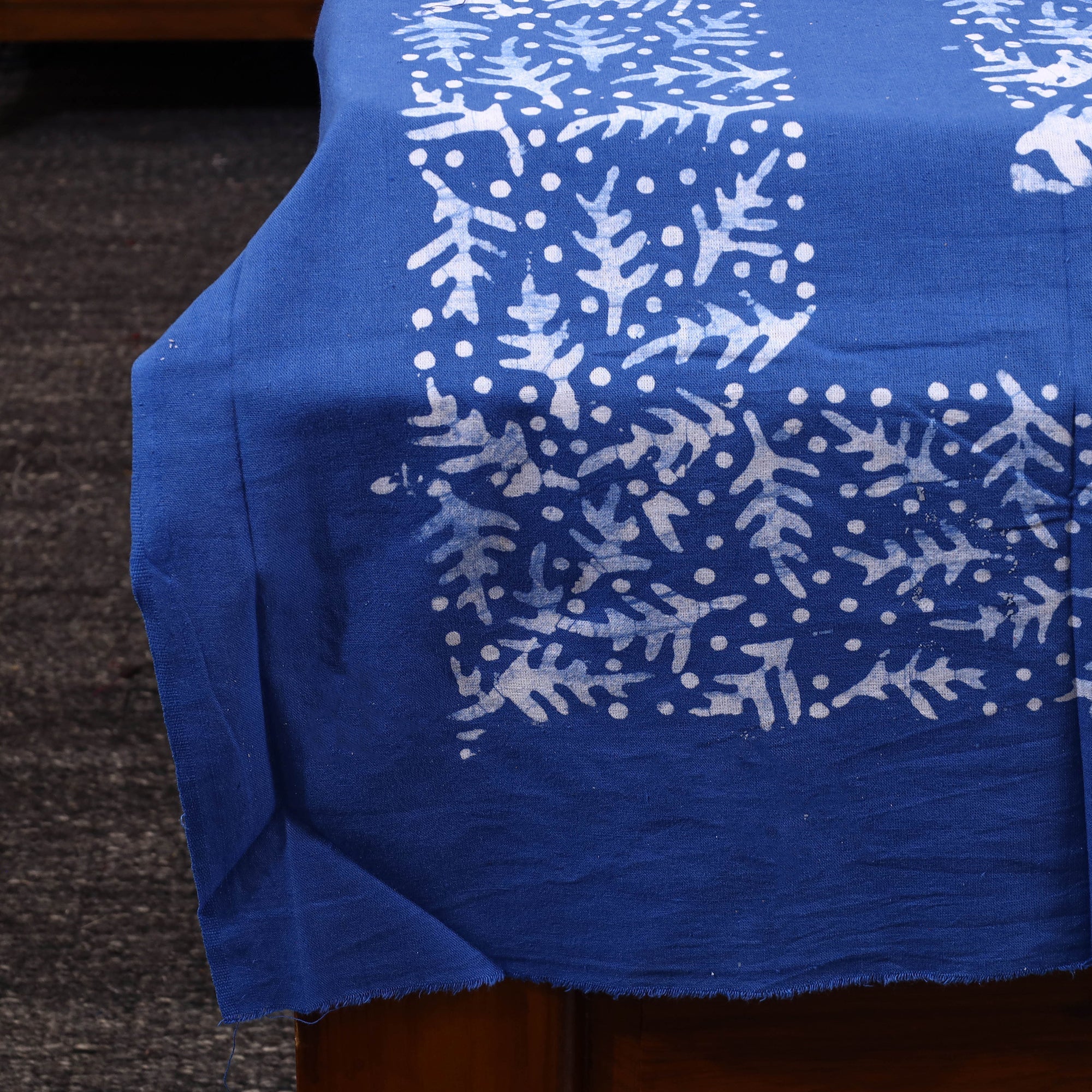 BATIK BY MD. SHARIFF Blue - Cotton Hand Batik Print Single Bedsheet (91 x 57 ) 38 - view 3